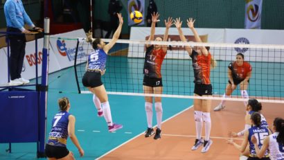 Voleibalistele de la CSM Constanța au pierdut primul meci din play-off cu CSO Voluntari