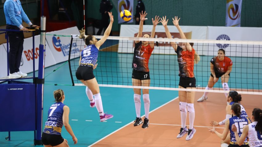 Voleibalistele de la CSM Constanța au pierdut primul meci din play-off cu CSO Voluntari