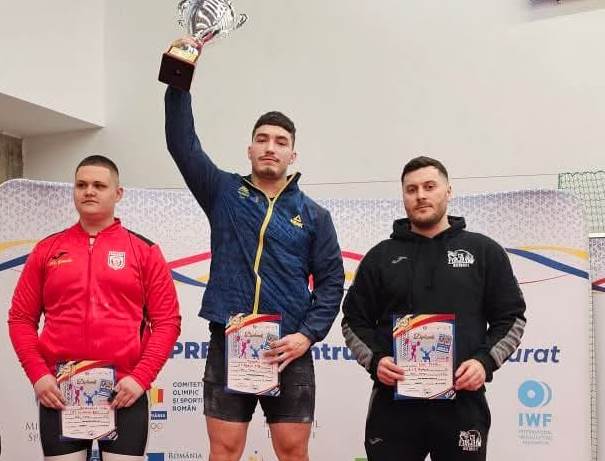 Halterofilul Darius Ștefan Tătaru a cucerit trofeul Cupei României