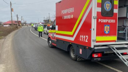 Județul TULCEA: Un accident rutier s-a produs în apropierea localității Nicolae Bălcescu, fiind implicate două mașini. Șapte persoane se aflau în autoturisme
