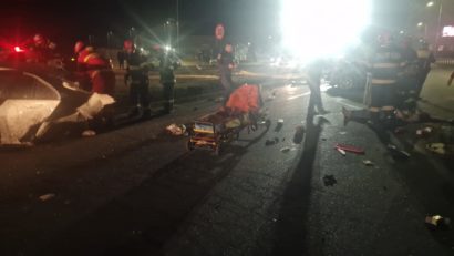 FOTO | Un grav accident de circulație a avut loc la intrare în Mamaia. Cinci persoane au fost rănite, dintre care două sunt în comă – UPDATE