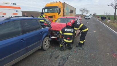 TULCEA: Două accidente rutiere s-au produs în zona localității Cataloi