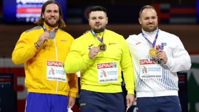 Aur și argint pentru România la Europenele de atletism în sală