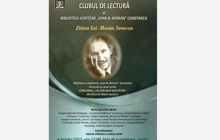CONSTANȚA: O nouă ediție a „Clubului de lectură”