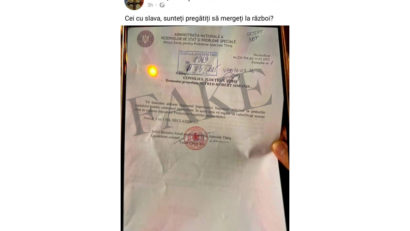 Guvernul României atrage atenția asupra unei știri false care circulă în mediul online