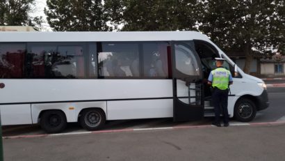 TULCEA: Amenzi de 120.000 lei, aplicate la controalele privind transportul rutier de marfă şi persoane
