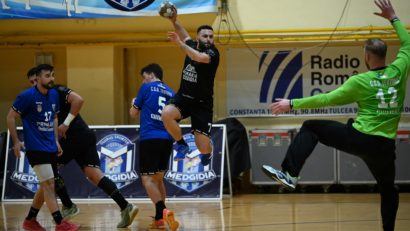 CS Medgidia a fost învinsă în etapa a V-a din turneul de promovare la handbal masculin