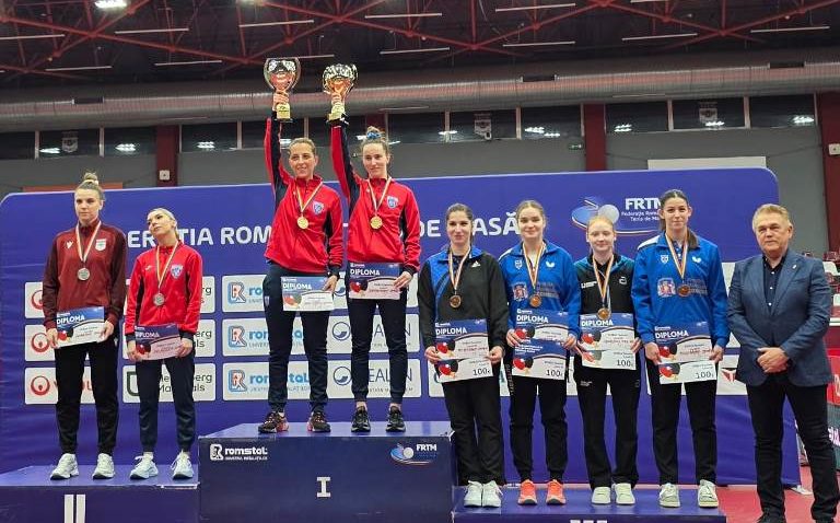 Medalii de bronz și de argint la tenis de masă pentru două sportive de la CSM Constanța