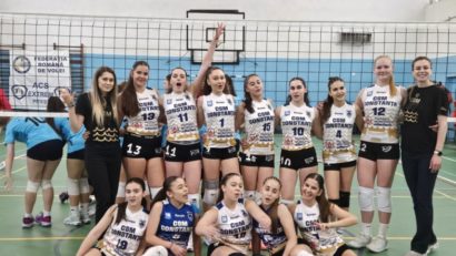 Voleibalistele de la CSM Constanța și CS Medgidia, victorioase în prima zi la turneul semifinal U15