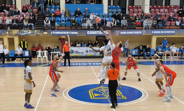 CSM Constanța a fost învinsă de CSU Oradea în Liga Națională de baschet masculin