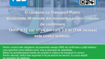 TULCEA: SMS pentru achiziționarea biletelor de autobuz