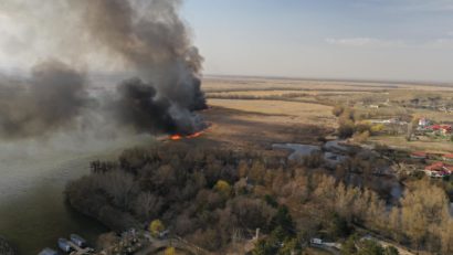 TULCEA: ARBDD vrea să reia procesul de incendiere controlată a suprafeţelor stuficole
