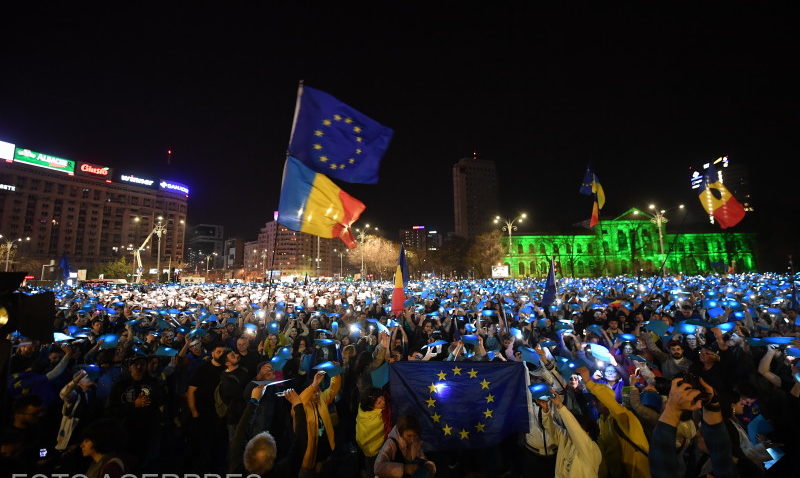 VIDEO | Miting proeuropean în Capitală: Inima noastră este în Europa!
