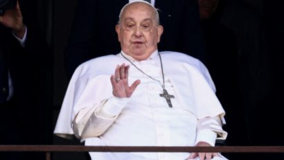 Prima apariție publică a Papei Francisc după cinci săptămâni