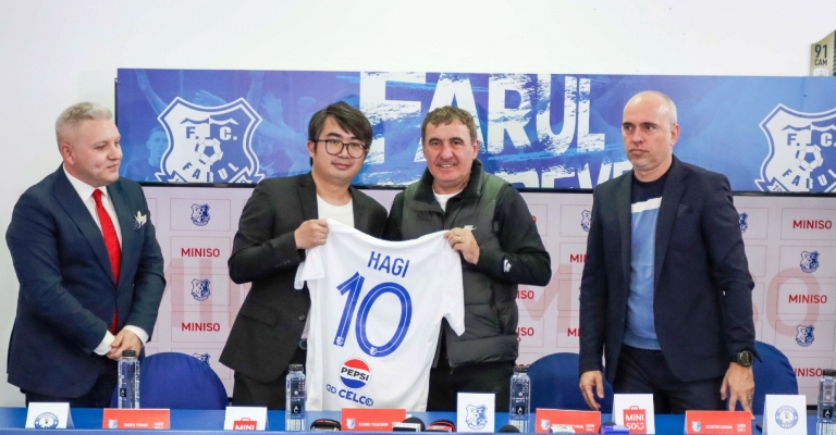 Parteneriat între Academia Hagi și o companie din China
