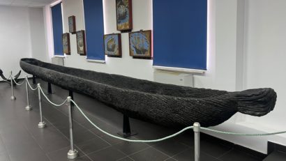 AUDIO | „Piesa de patrimoniu”: Monoxilă veche de 700 de ani, expusă la Muzeul Național al Marinei Române