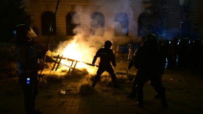 Încă doi protestatari implicați în violențele de la BEC au fost reținuți