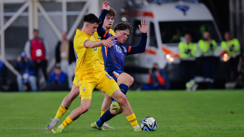 Naționala de fotbal a României U21 a pierdut amicalul cu selecționata Olandei U21