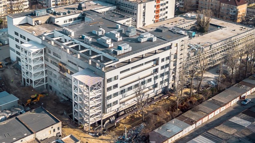 TULCEA: Peste 50% din lucrările de reabilitare a Spitalului Județean de Urgență sunt finalizate