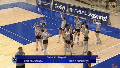 Voleibalistele de la CSM Constanța au învins echipa Rapid în play-off