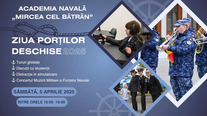Ziua Porților Deschise, la Academia Navală „Mircea cel Bătrân”