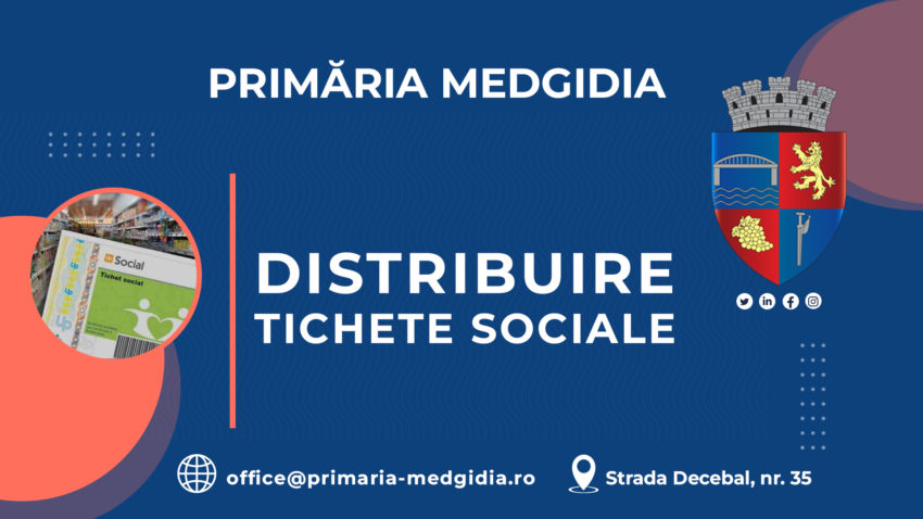 MEDGIDIA: Începe campania de acordare a tichetelor sociale cu ocazia sărbătorilor pascale