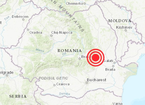 Un cutremur cu magnitudinea de 4,1 grade pe scara Richter a avut loc în zona Vrancea