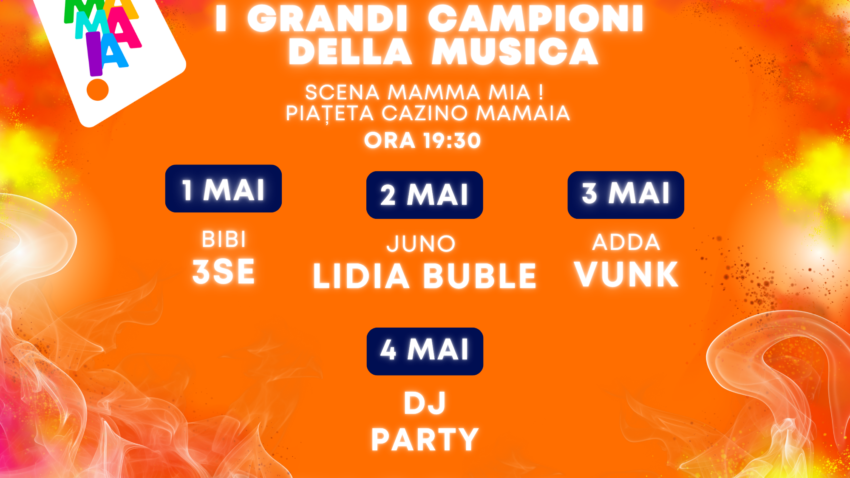 OMD Mamaia Constanța: 1 Mai în Mamaia – „Valuri de Distracție” te așteaptă pe litoral