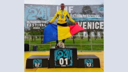 Jandarmul tulcean Sorin Andrici, locul I la Ultramaratonul de la Veneția