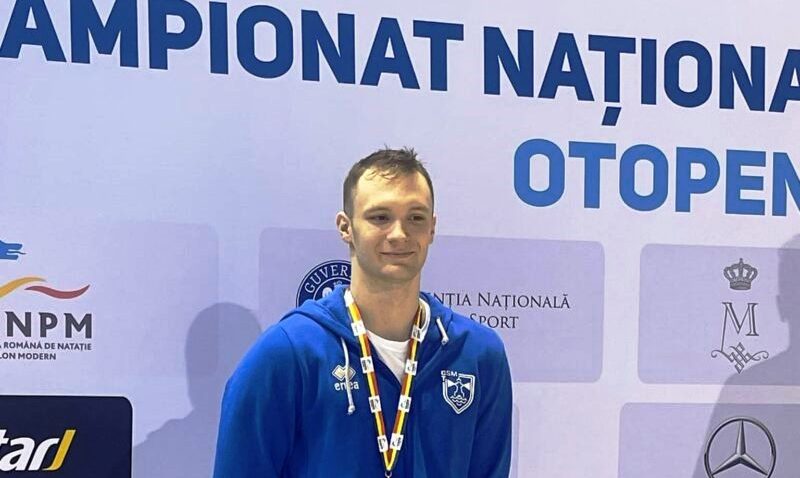Înotătorul Patrick Dinu va concura pentru CSM Constanța la CN de natație 2025