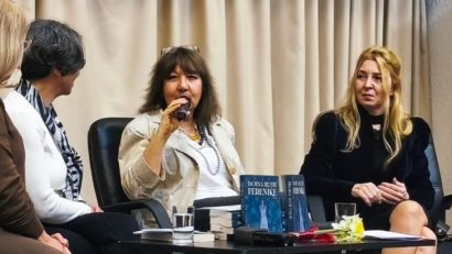 AUDIO | Romanul FERENIKE al scriitoarei Doina Ruști a fost lansat la malul mării, într-un eveniment găzduit de Biblioteca Județeană Constanța