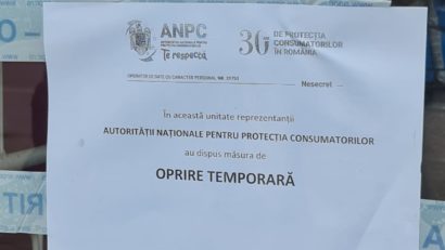 TECHIRGHIOL: Activitatea unui magazin, oprită temporar de Protecția Consumatorilor