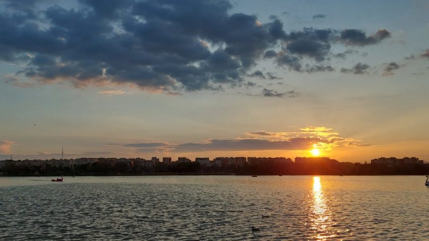asfintit, vreme, Lacul Tabacarie - foto - ds