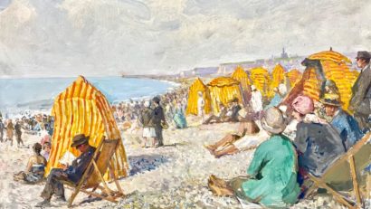 Piesa de patrimoniu | “Plaja de la Dieppe”, tabloul semnat de pictorul și gravorul român-Nicolae Vermont, lucrare ce poate fi văzută la Muzeul de Artă Constanța