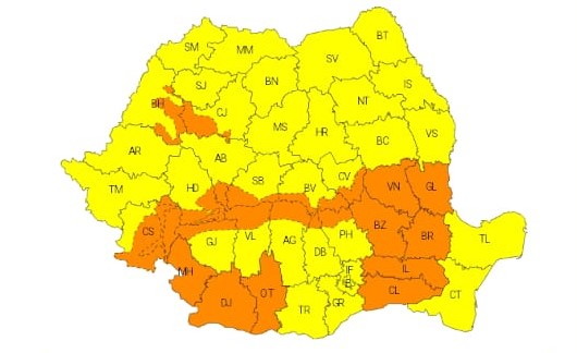 Dobrogea, alături de întreaga țară, sub avertizări de ninsori și viscol