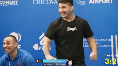 Constănțeanul Darius Tătaru a avut o evoluție bună la CE de haltere de la Chișinău