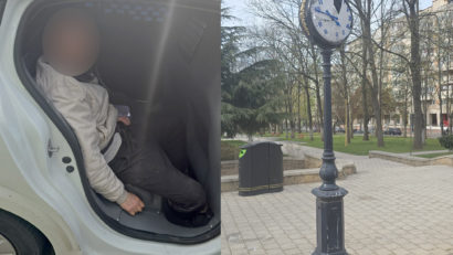CONSTANȚA: Ceasul din Parcul Tomis II a fost vandalizat. Autorul a fost prins în flagrant