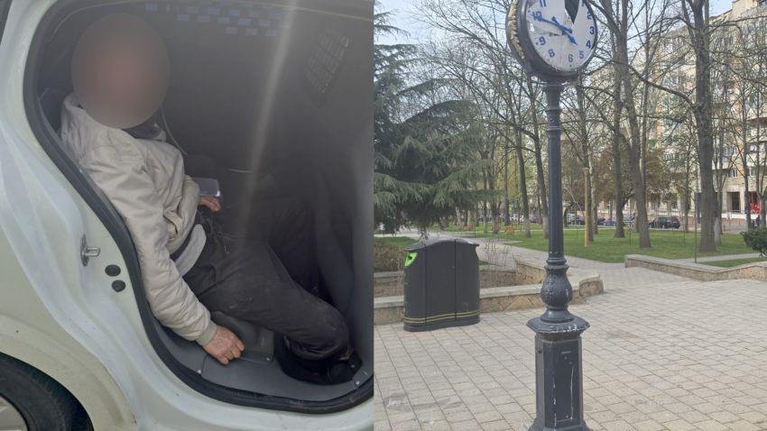 CONSTANȚA: Ceasul din Parcul Tomis II a fost vandalizat. Autorul a fost prins în flagrant