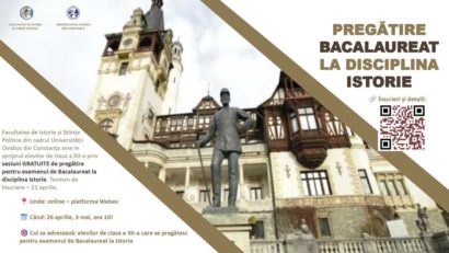 Ședințe de pregătire gratuită la Istorie pentru Bacalaureat