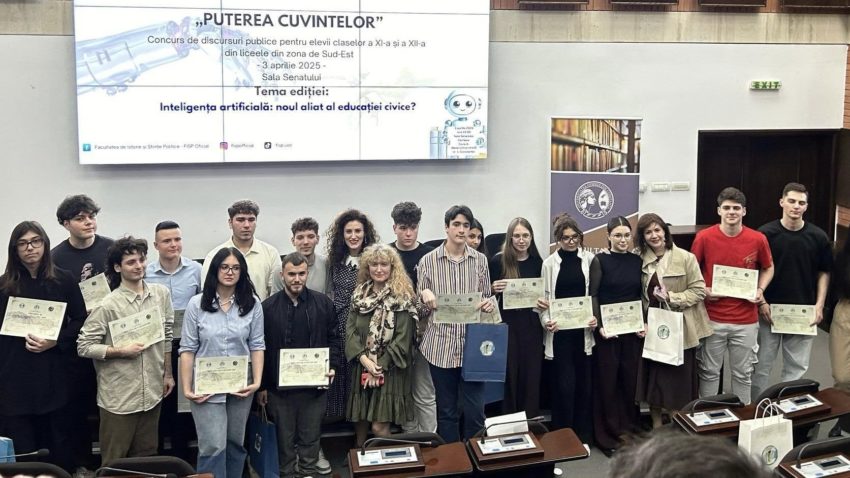 Câștigătorii concursului de discursuri publice „Puterea Cuvintelor”, organizat de UOC