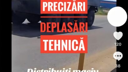 MApN: Dezinformări în spațiul online cu privire la deplasările unei coloane de tehnică militară