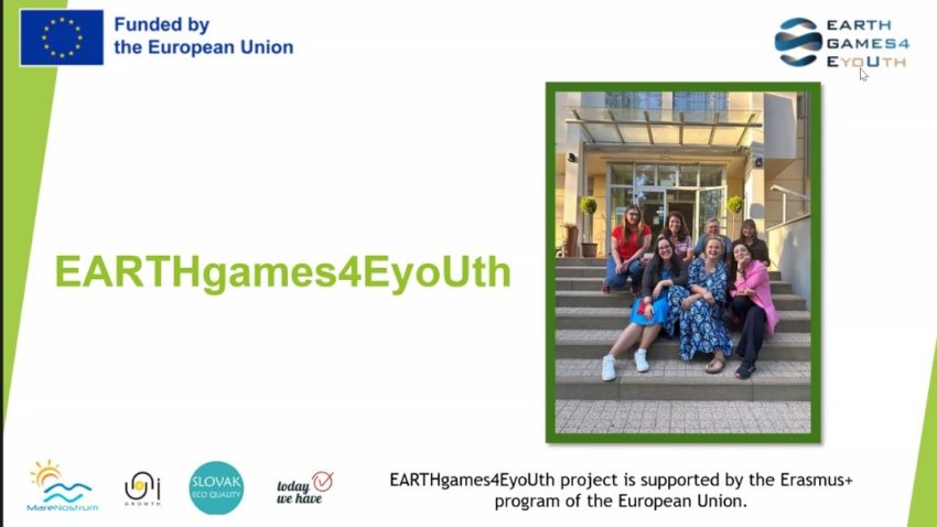 AUDIO | EARTHgames4EyoUth, un proiect ce are ca scop susținerea educației de mediu prin jocurile interactive