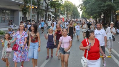 CONSTANȚA: Bulevardul Tomis devine pietonal pe tronsonul cuprins între Bd. Mamaia și Bd. Ferdinand