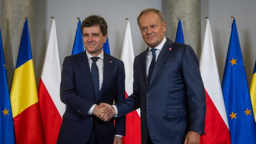 Preşedintele ales Nicuşor Dan, primit de premierul Poloniei, Donald Tusk