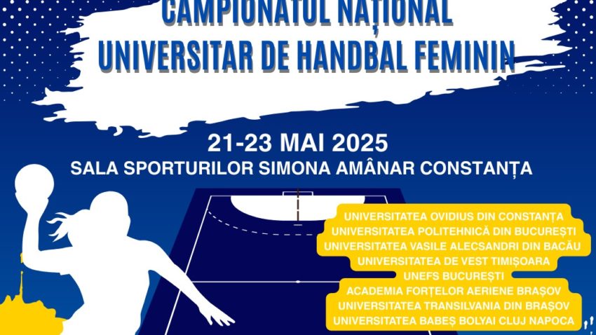 Universitatea Ovidius din Constanța organizează Campionatul Național Universitar de Handbal Feminin 2025