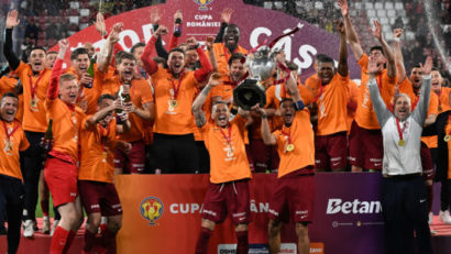 CFR Cluj a cucerit trofeul Cupei României la fotbal după victoria cu Hermannstadt