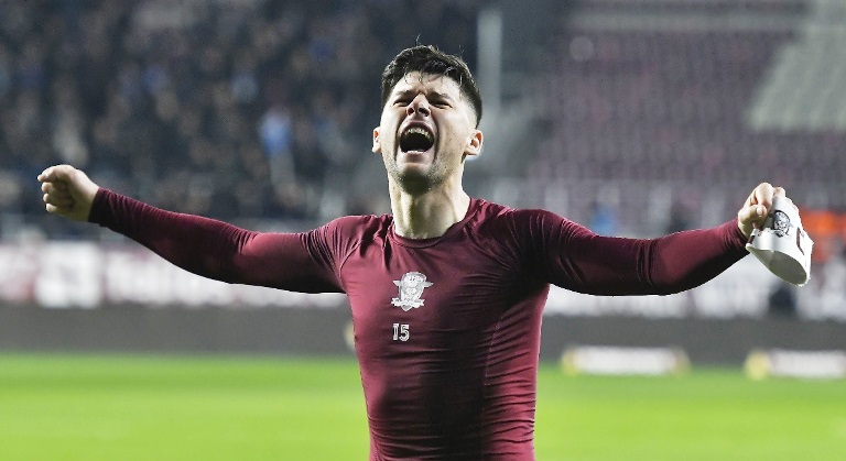 Rapid a fost învinsă de CFR Cluj în meciul de retragere a fotbalistului Cristi Săpunaru
