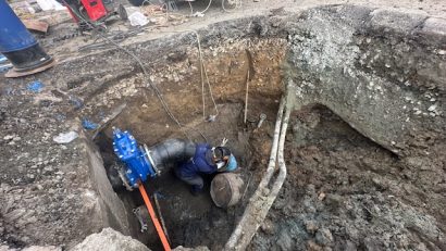 FOTO | În ce stadiu sunt lucrările RAJA care au lăsat fără apă mai mulți abonați din Constanța, dar și din unele localități din apropiere