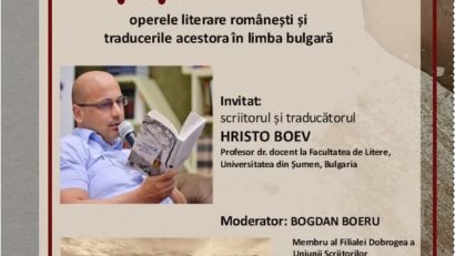 Prof. univ. dr. Hristo Boev, invitat la Biblioteca Județeană Constanța