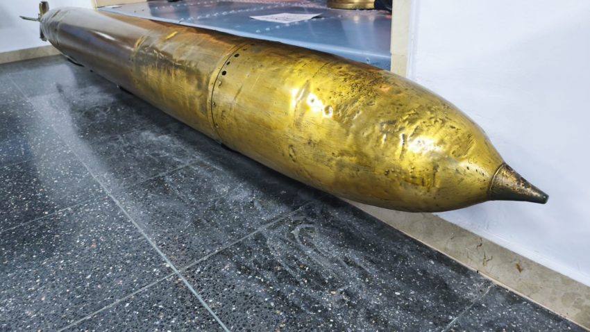 Piesa de Patrimoniu: Una dintre cele mai vechi torpile din țară, intrată în dotarea Marinei Militare la începutul secolului XX